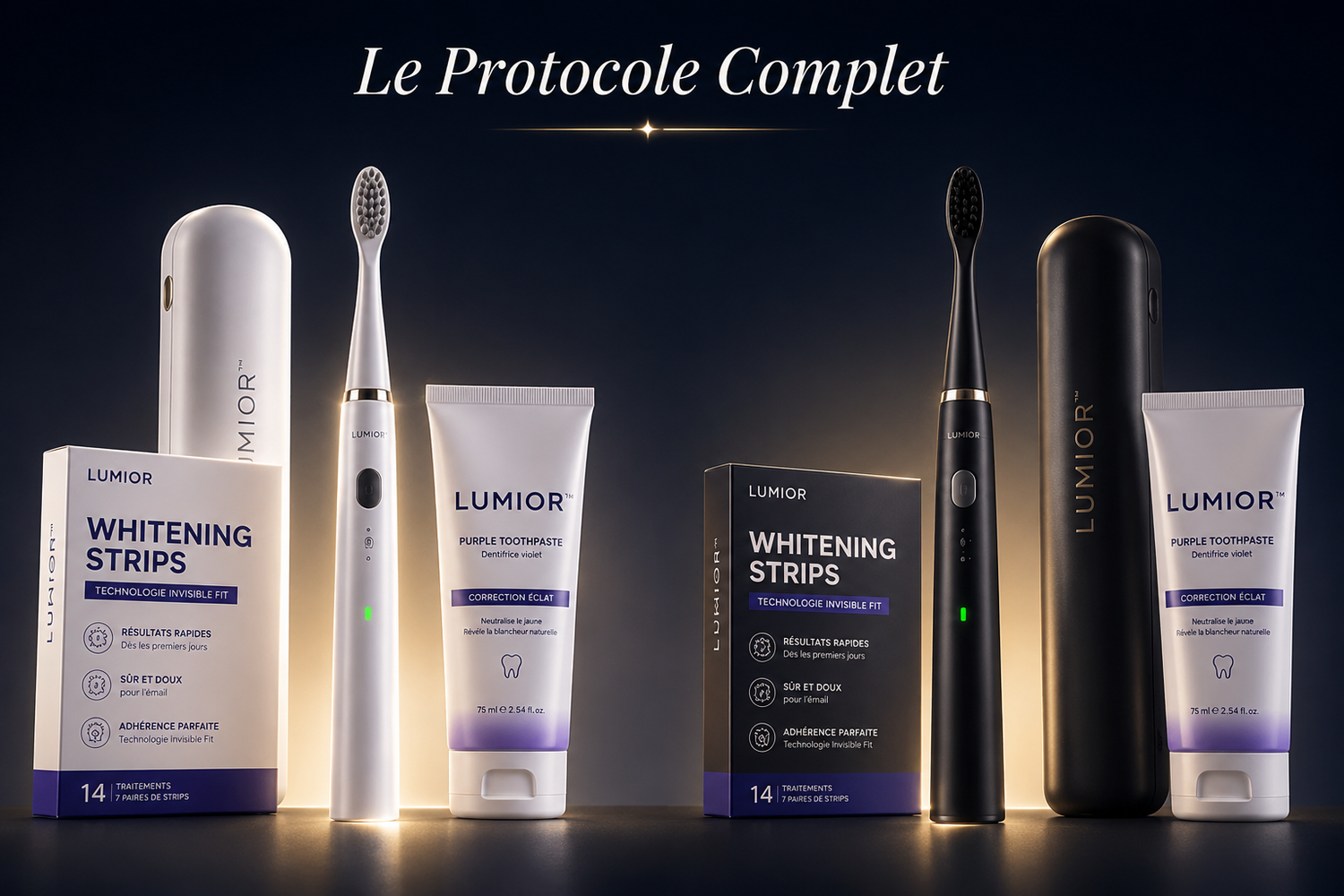 LUMIOR™ — La gamme dentaire Sonic qui transforme votre routine.